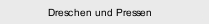 Dreschen und Pressen